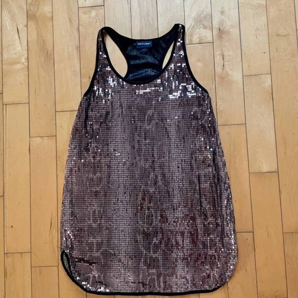 REQUEST ANIMAL PRINT SEQUIN DRESS‎
